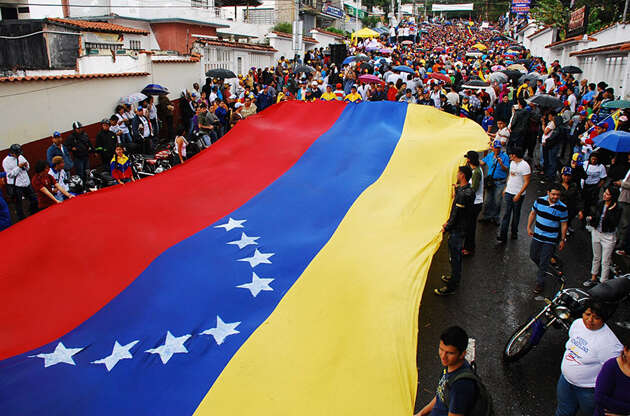 Enfrentamiento en Venezuela