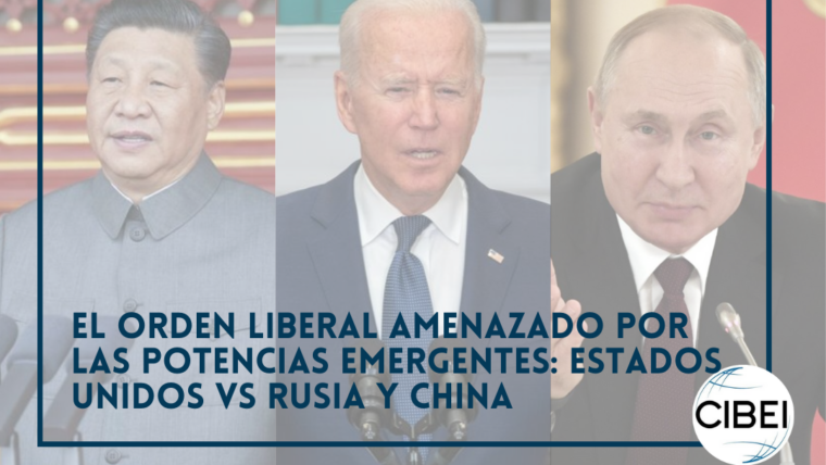 El Orden Liberal Amenazado por las Potencias Emergentes. Estados Unidos vs Rusia y China.